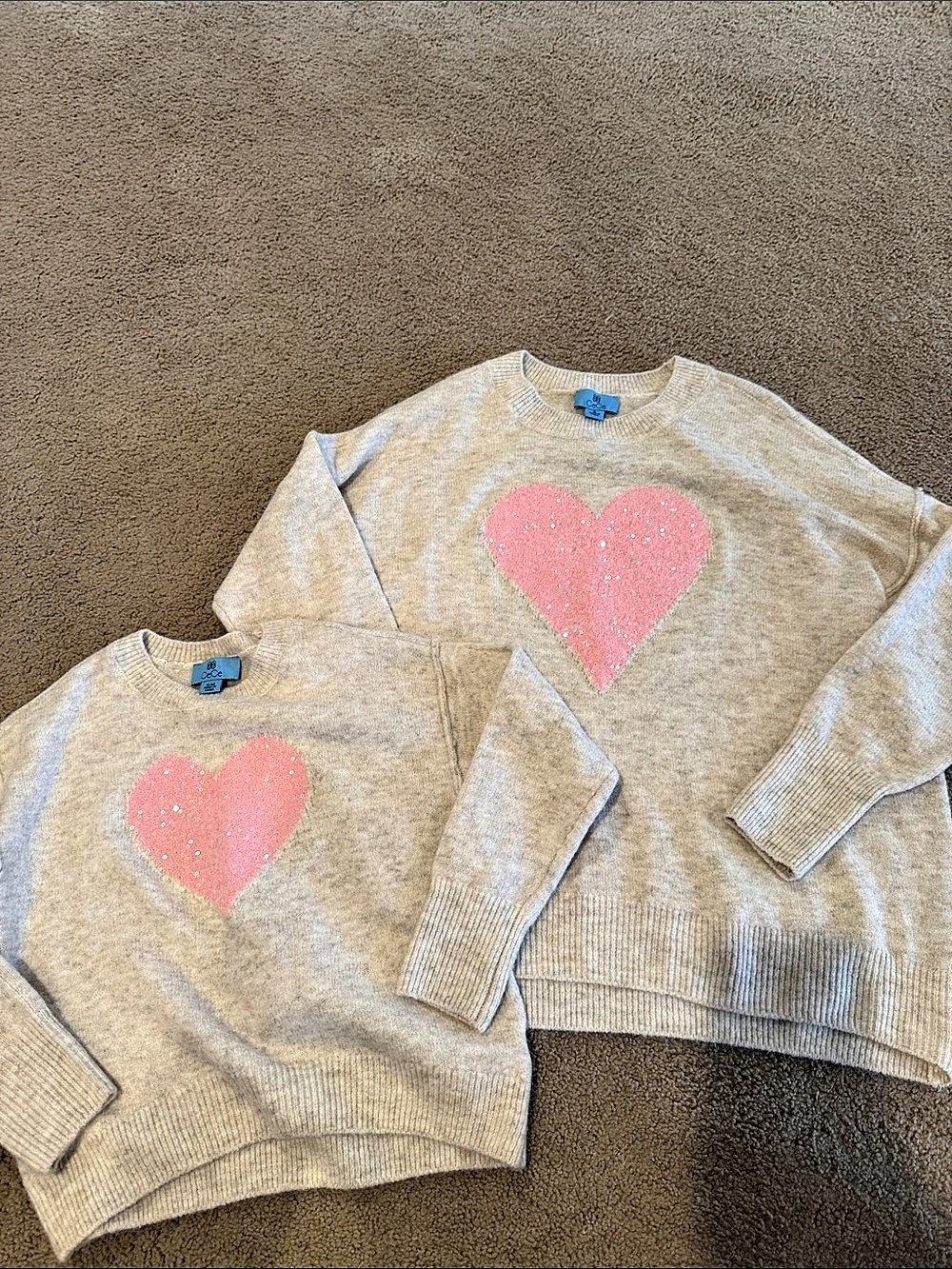 Mommy and met set by Coco & Brie Heart Sweater Set Size Small adult size small k